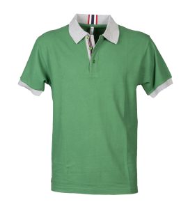 Polo uomo personalizzabile verde - JRC Abu Dhabi