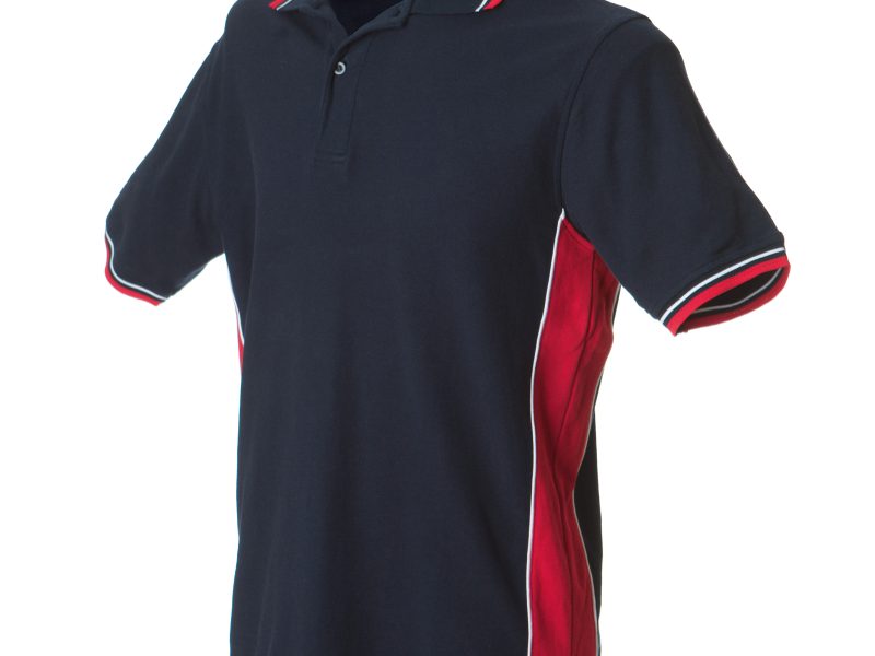 Polo uomo personalizzabile navy e rossa - JRC Ankara