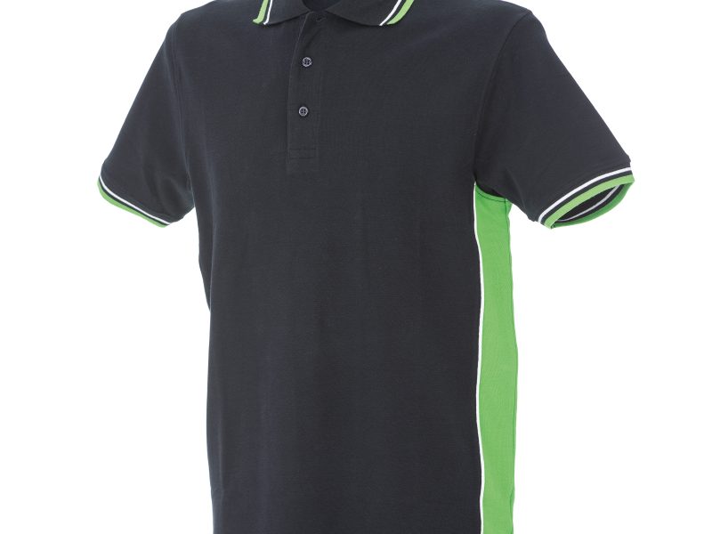 Polo uomo personalizzabile navy e verde - JRC Ankara