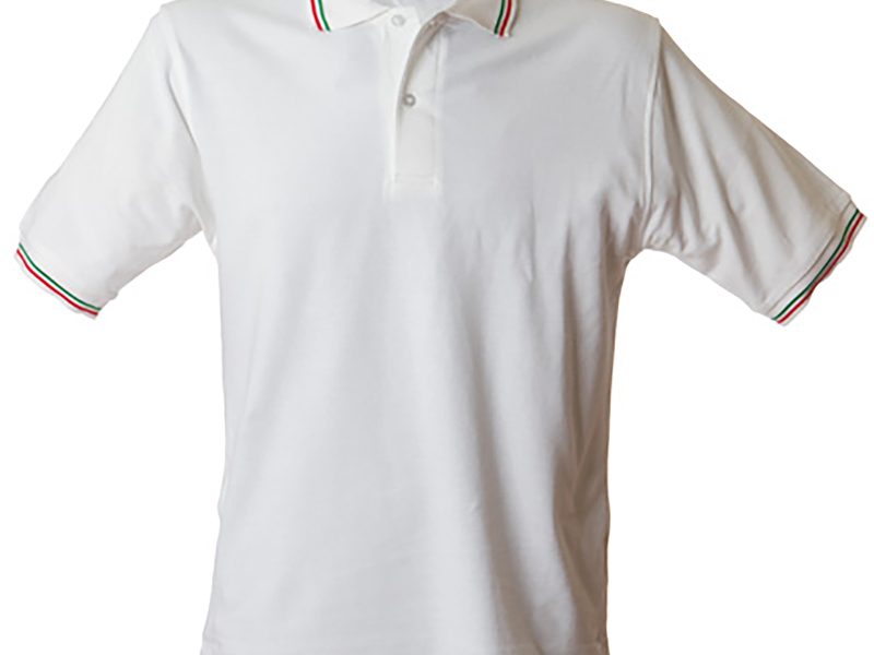 Polo uomo personalizzabile bianca - JRC Aosta