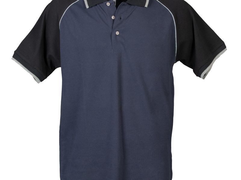 Polo uomo personalizzabile navy e nera - JRC Chicago