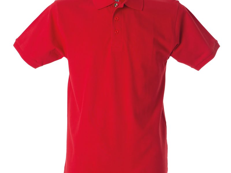 Polo uomo personalizzabile rossa - JRC Colombia