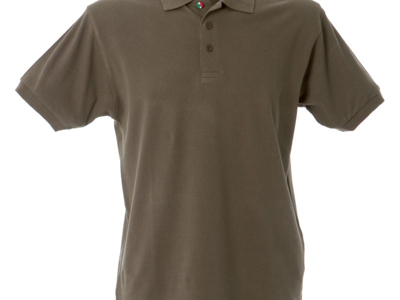 Polo uomo personalizzabile verde militare - JRC Colombia