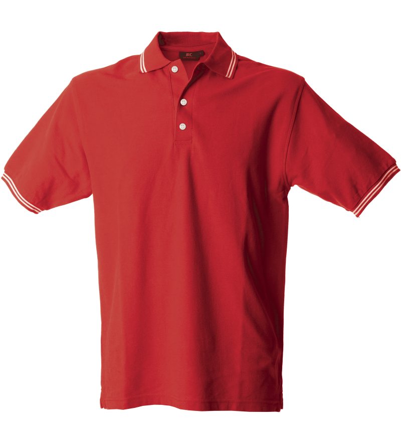 Polo uomo personalizzabile rossa - JRC Stoccarda