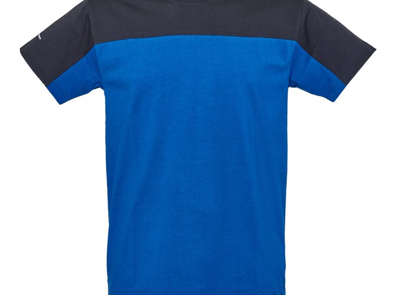 T-shirt bicolore girocollo nera e blu - JRC Oviedo