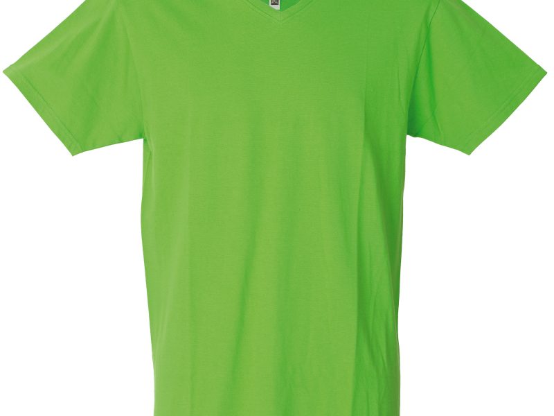 T-shirt collo a V verde - JRC Venezuela