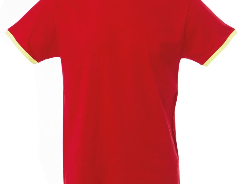 T-shirt da uomo personalizzabile rossa - JRC Lipsia