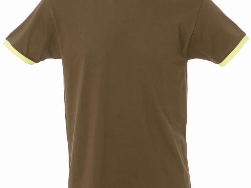 T-shirt da uomo personalizzabile verde militare - JRC Lipsia