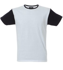 T-shirt da uomo personalizzabile JRC Lisbona - bianco e nero