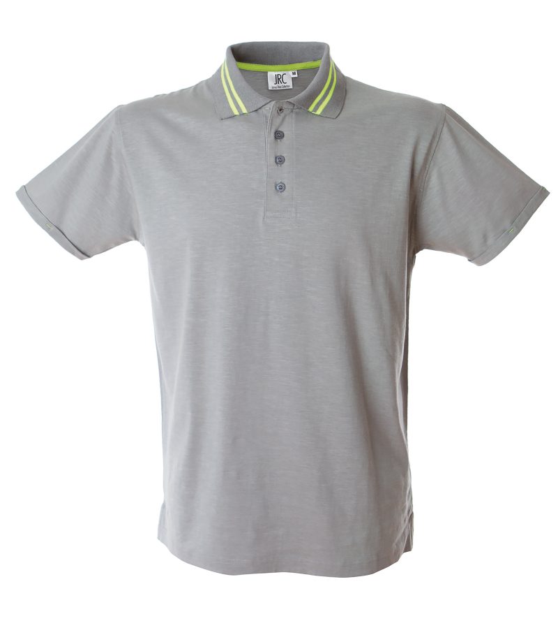 Polo da uomo personalizzabile JRC Tenerife - grigio