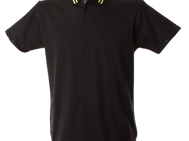 Polo da uomo personalizzabile JRC Tenerife - nero