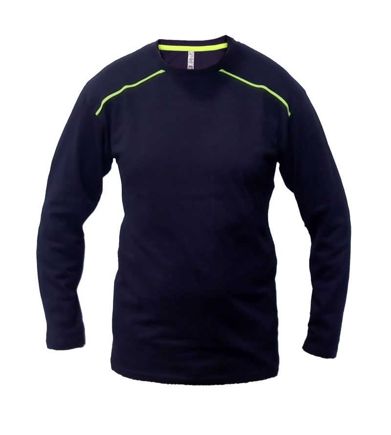 T-shirt manica lunga personalizzabile navy - JRC Latina