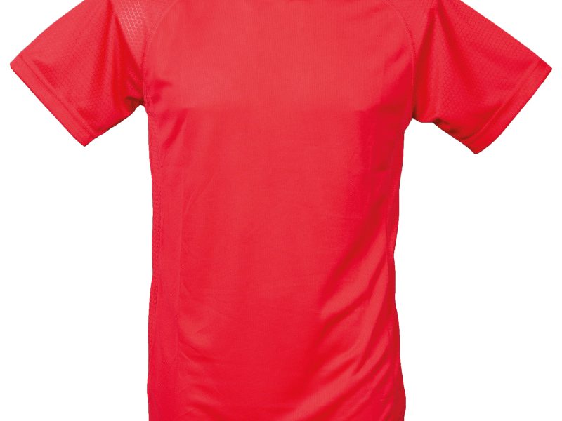 T-shirt sportiva personalizzabile rossa - JRC Montevideo