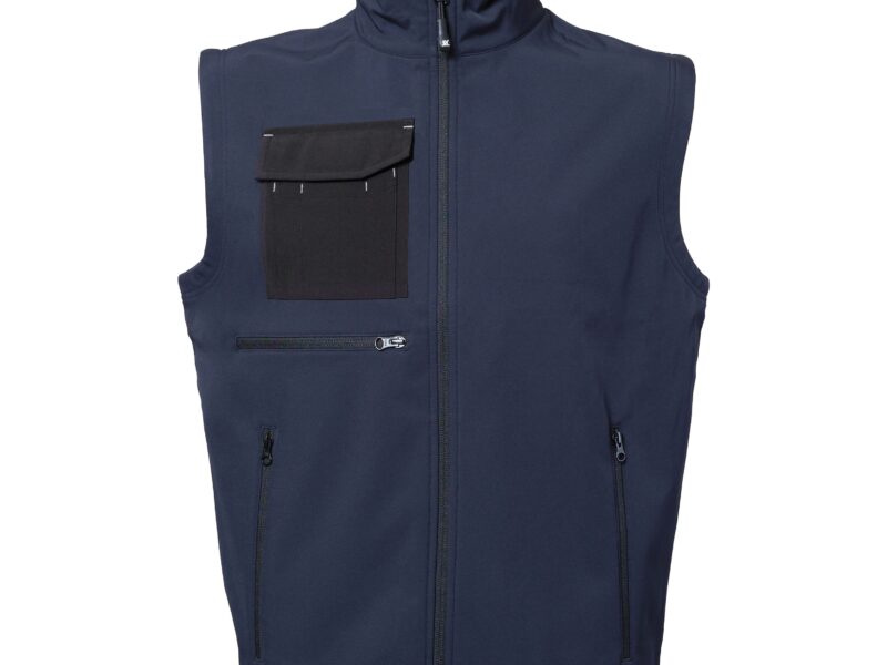 Gilet Bicolore Multitasca in Soft Shell Zermatt