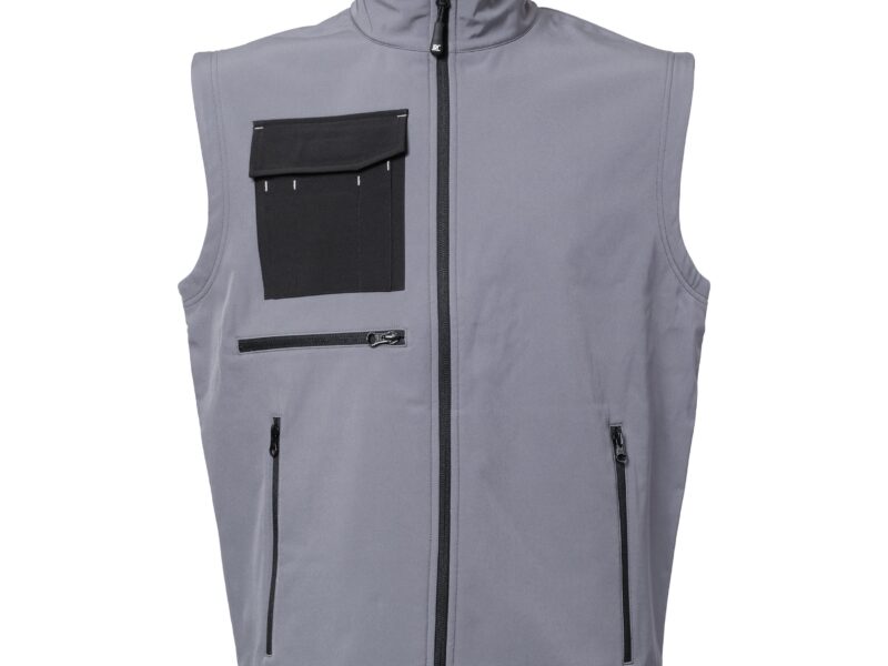 Gilet Bicolore Multitasca in Soft Shell Zermatt