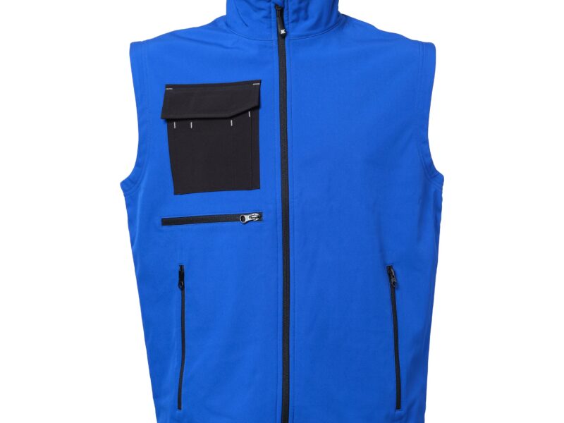 Gilet Bicolore Multitasca in Soft Shell Zermatt