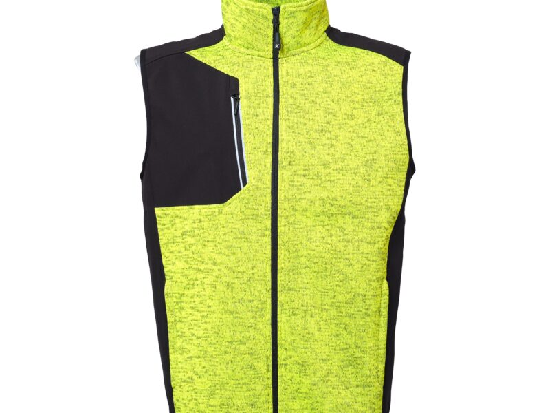 Gilet in Tessuto Maglia Bicolore Treviri