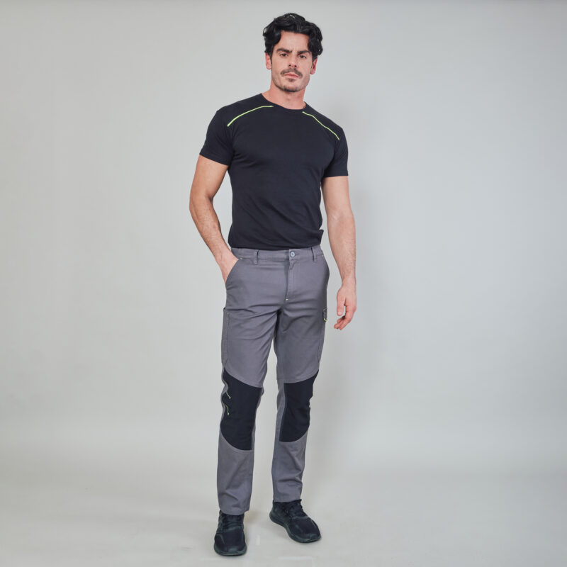 Pantalone Multitasche Bicolore Zurigo Teck